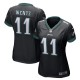 Femmes Philadelphia Eagles Carson Wentz Nike Noir Jeu maillots