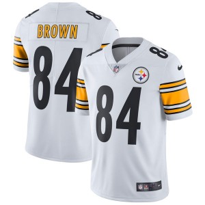 Hommes Pittsburgh Steelers Antonio Brown Nike blanc Vapor intouchable LimitÃ©e Joueur maillot