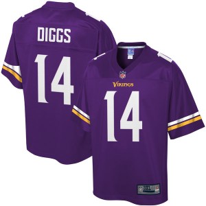 Hommes Minnesota Vikings Stefon Diggs NFL Pour ligne Purple Big & Grand Joueur maillot