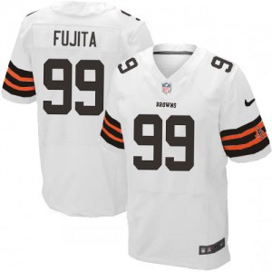 Hommes Nike Cleveland Browns # 99 Scott Fujita Élite blanc NFL Maillot Magasin