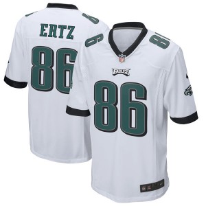 Hommes Philadelphia Eagles Zach Ertz Nike jeu blanc maillot