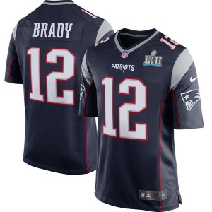 Hommes New England Patriots Tom Brady Nike Navy Super Bowl IIL Bound maillots de jeu Hommes New England Patriots Tom Brady Nike Navy Super Bowl IIL Bound maillots de jeu