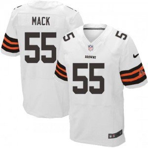 Hommes Nike Cleveland Browns # 55 Alex Mack élite blanc NFL Maillot Magasin