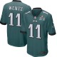 Hommes Philadelphia Eagles Carson Wentz Nike Vert Super Bowl IIL Lié maillots de jeu