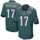 Hommes Philadelphia Eagles Alshon Jeffery Nike Vert Super Bowl IIL maillot de jeu