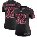 Femmes Arizona Cardinals tyrannie Mathieu Nike Noir Color Rush Légende maillots