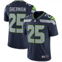 Hommes Seattle Seahawks Richard Sherman Nike Coll&egrave;ge Marine Vapor intouchable Limit&eacute;e Joueur maillot