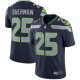Hommes Seattle Seahawks Richard Sherman Nike Collège Marine Vapor intouchable Limitée Joueur maillot