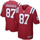 Mens New England Patriots Rob Gronkowski Nike rouge alterner jeu maillots