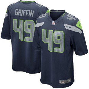 Hommes Seattle Shaquemx Griffin Nike Marine 2018 NFL Projet Choisir Jeu maillots