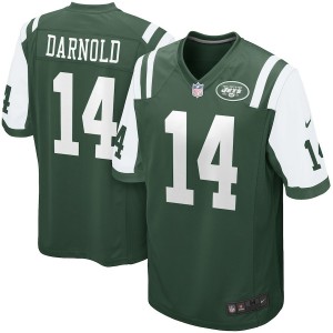 Hommes New York jets Sam Darnold Nike Vert 2018 NFL Draft premier tour Choisir Jeu maillots