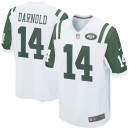 Hommes New York jets Sam Darnold Nike Blanc 2018 NFL Draft premier tour Choisir Jeu maillots