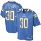 Hommes Los Angeles Chargers Austin Ekeler NFL Pour Ligne poudre bleu joueur suppléant maillot