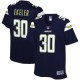 Femmes Los Angeles Chargers Austin Ekeler NFL Pour Ligne joueur de la marine maillot