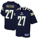 Hommes Los Angeles Chargers estelle Watkins NFL Pour Ligne joueur de la marine maillot