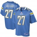 Hommes Los Angeles Chargers estelle Watkins NFL Pour Ligne poudre bleu joueur suppléant maillot