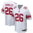 Hommes New York Giants Saquon Barkley Nike Blanc 2018 NFL Projet Choisir Jeu maillots