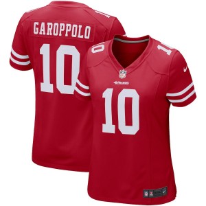 Femmes San Francisco 49ers Jimmy Garoppolo Nike Scarlet Jeu maillots