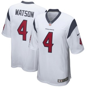 Hommes Houston Texans DeShaun Watson Nike Blanc Jeu maillots