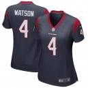 Femmes Houston Texans DeShaun Watson Nike Marine maillots de jeu