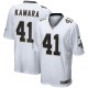 Hommes New Orleans Saints Alvin kamara Nike jeu blanc Maillot