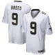 Hommes New Orleans Saints Drew Brees Nike jeu blanc maillot