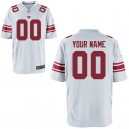 Nike hommes New York Giants jeu personnalisé maillot Blanc