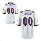 Nike hommes Baltimore Ravens personnalisé maillot de jeu blanc