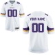 Nike hommes Minnesota Vikings personnalisé maillot de jeu blanc