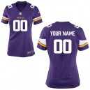 Femmes Minnesota Vikings Nike Violet Personnalisé Jeu maillots