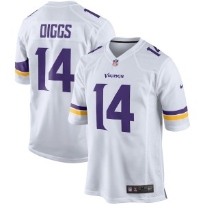 Hommes Minnesota Vikings Stefon Diggs Nike Blanc Jeu maillots