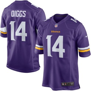 Hommes Minnesota Vikings Stefon Diggs Nike Violet Jeu maillots