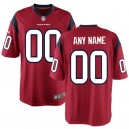 Mens Houston Texans Nike rouge personnalis&eacute; maillot de jeu alternatif