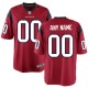 Mens Houston Texans Nike rouge personnalisé maillot de jeu alternatif