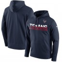 Houston Texans Nike Sideline marine Circuit Pullover Hoodie de Performance masculine