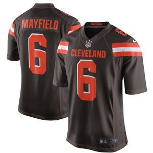Cleveland Browns Baker Mayfield Nike masculine marron maillots de jeu