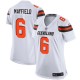 Browns de Cleveland de femmes Baker Mayfield Nike maillots de jeu joueur blanc