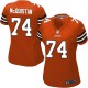 Women Nike Cleveland Browns &74 Paul McQuistan Elite Orange Alternate NFL Jersey