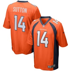 Denver Broncos Courtland Sutton Nike de hommes maillots de jeu Orange