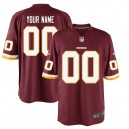 Nike de Washington Redskins hommes Bordeaux maillot de jeu personnalis&eacute;