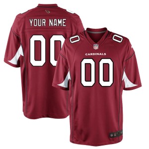 Arizona Cardinals Nike Cardinal Custom jeu maillots masculine