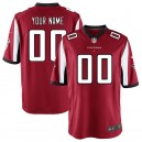 Atlanta Falcons Nike masculine maillot rouge de jeu personnalisé