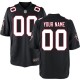 Atlanta Falcons Nike masculine maillot Noir de jeu personnalisé