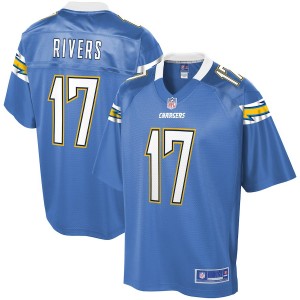 NFL Pro Line Mens Los Angeles chargeurs Philip Rivers maillot alternatif