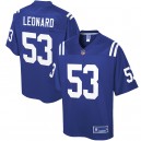 Hommes Indianapolis Colts Darius Leonard NFL Pro Line Royal maillots de joueur