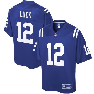 Hommes Indianapolis Colts Andrew Luck NFL Pro Line Royal maillots de joueur