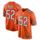 Hommes Chicago Bears Khalil Mack maillot de jeu Nike orange
