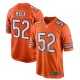 Hommes Chicago Bears Khalil Mack maillot de jeu Nike orange
