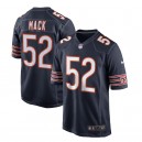 Hommes Chicago Bears Khalil Mack Nike Navy maillots de jeu