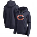 Les femmes de Chicago Bears NFL Pro Line par Fanatics marque Navy plus tailles principal logo pull Hoodie